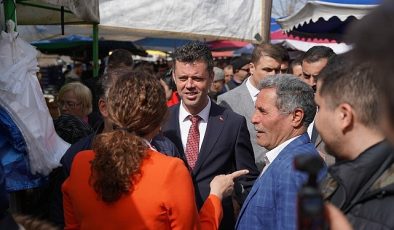 Başkan Sarıkurt ve Yüceer Seçim Çalışmalarına Devam Ediyor