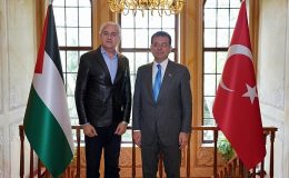 Ekrem İmamoğlu, Ramallah Belediye Başkanı Issa Raja Kassis’i misafir etti