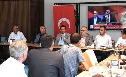 Başkan Aydın muhtarlarla bir araya geldi