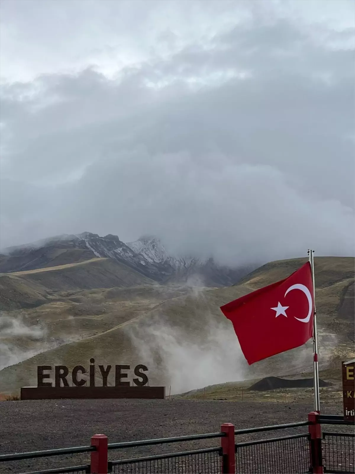 Erciyes Dağı’nda Eylül Karı