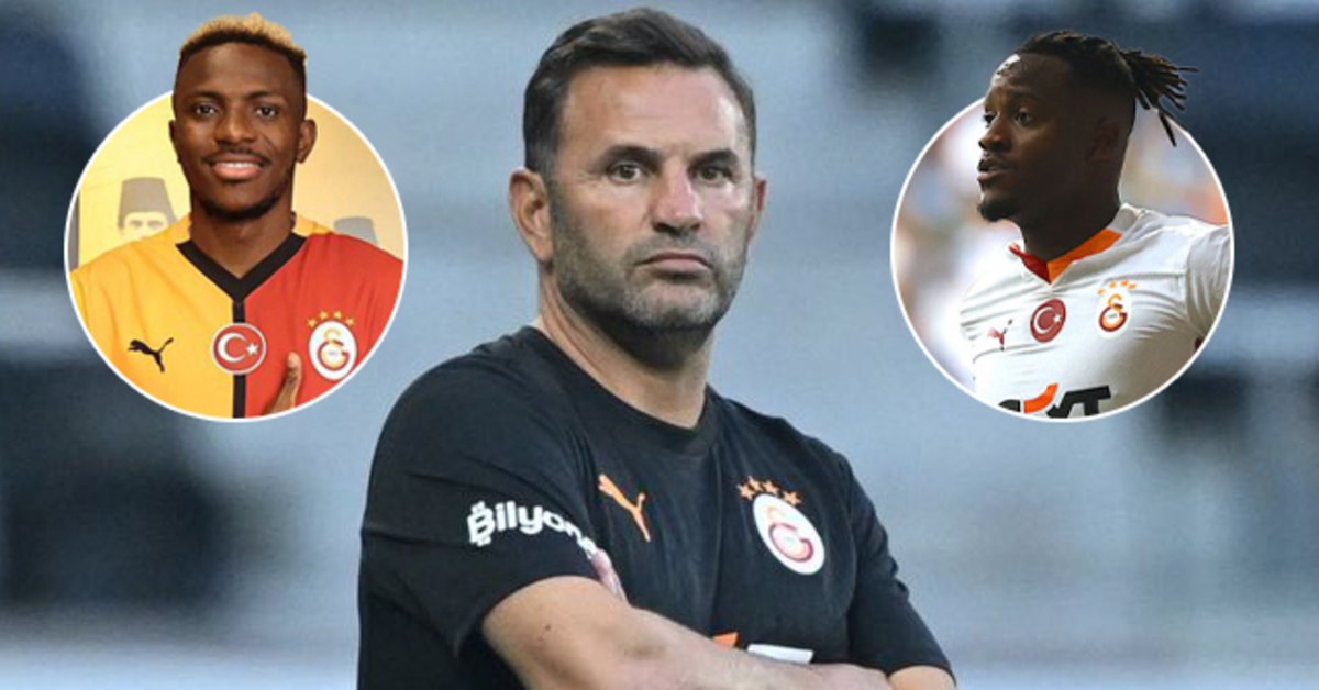 Galatasaray’da Okan Buruk’tan forvet kararı! Osimhen mi, Batshuayi mi?