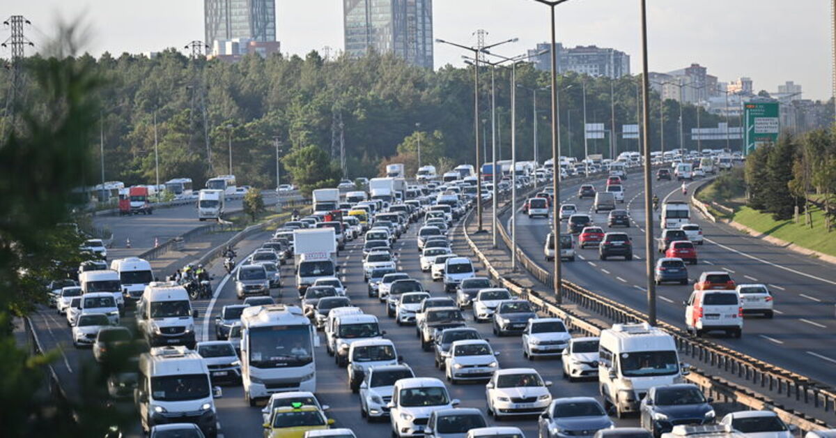 İstanbul’da trafik yine felç!