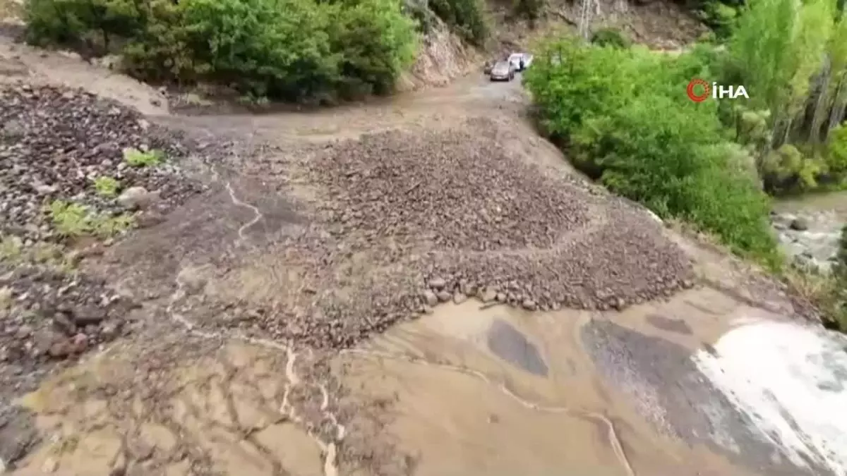 Tunceli’de Sağanak Yağış Heyelana Neden Oldu