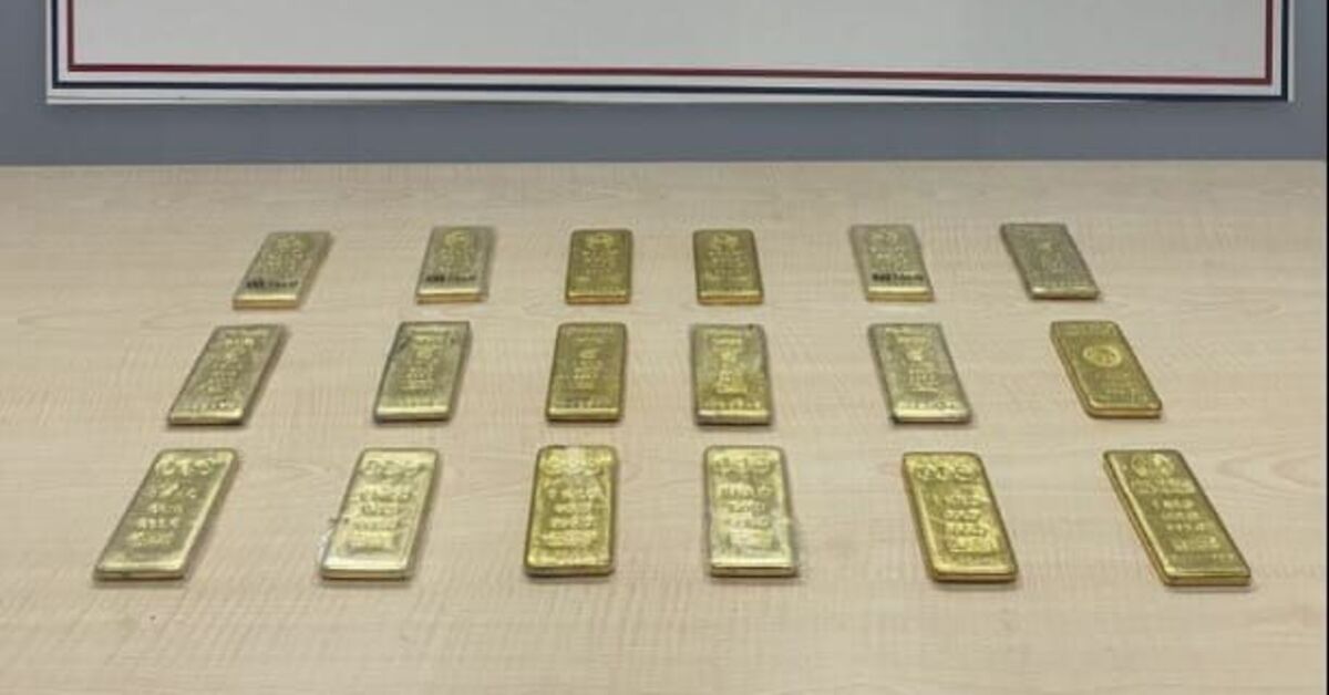 Ayakkabıdan 54 milyon liralık altın çıktı